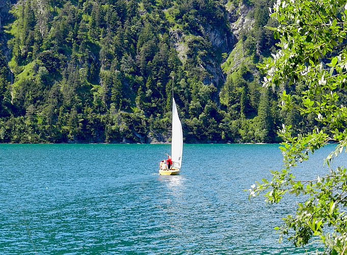 Segeln am Achensee in Tirol