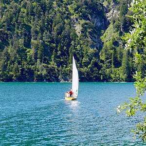 Segeln am Achensee in Tirol